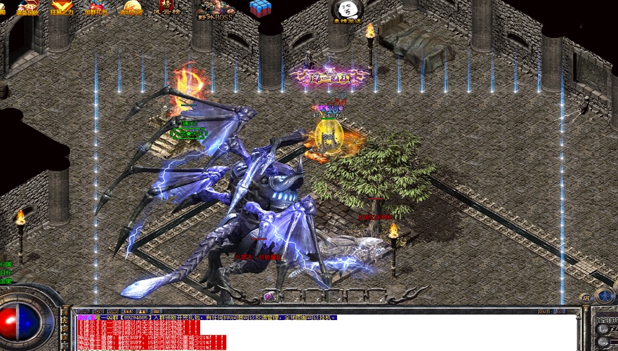 传奇刀剑传奇狂揍盘古魔神的战术。